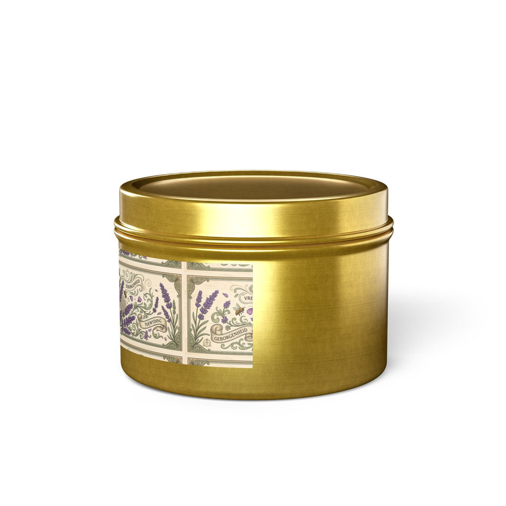 Lavendel-Blechkerze – Florale Aromatherapie-Sojakerze zur Entspannung & als Geschenk