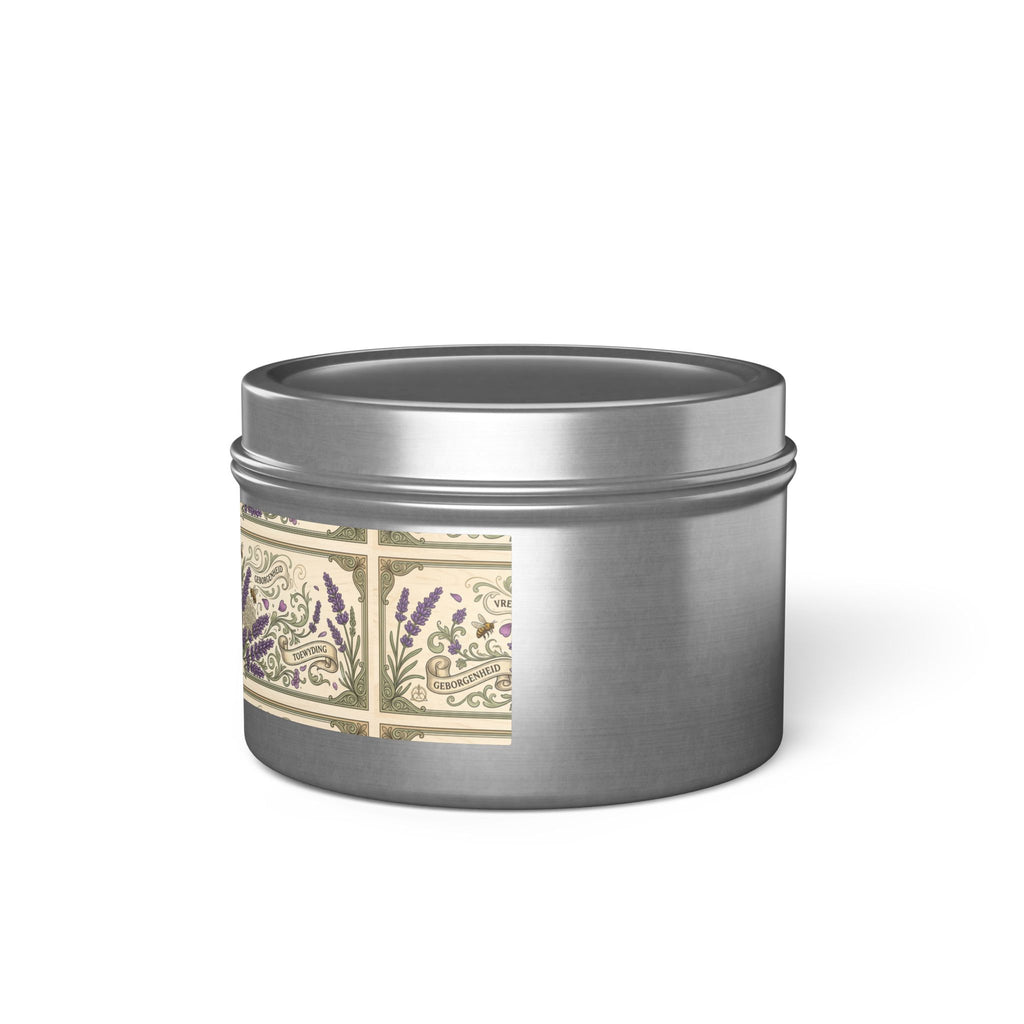 Lavendel-Blechkerze – Florale Aromatherapie-Sojakerze zur Entspannung & als Geschenk