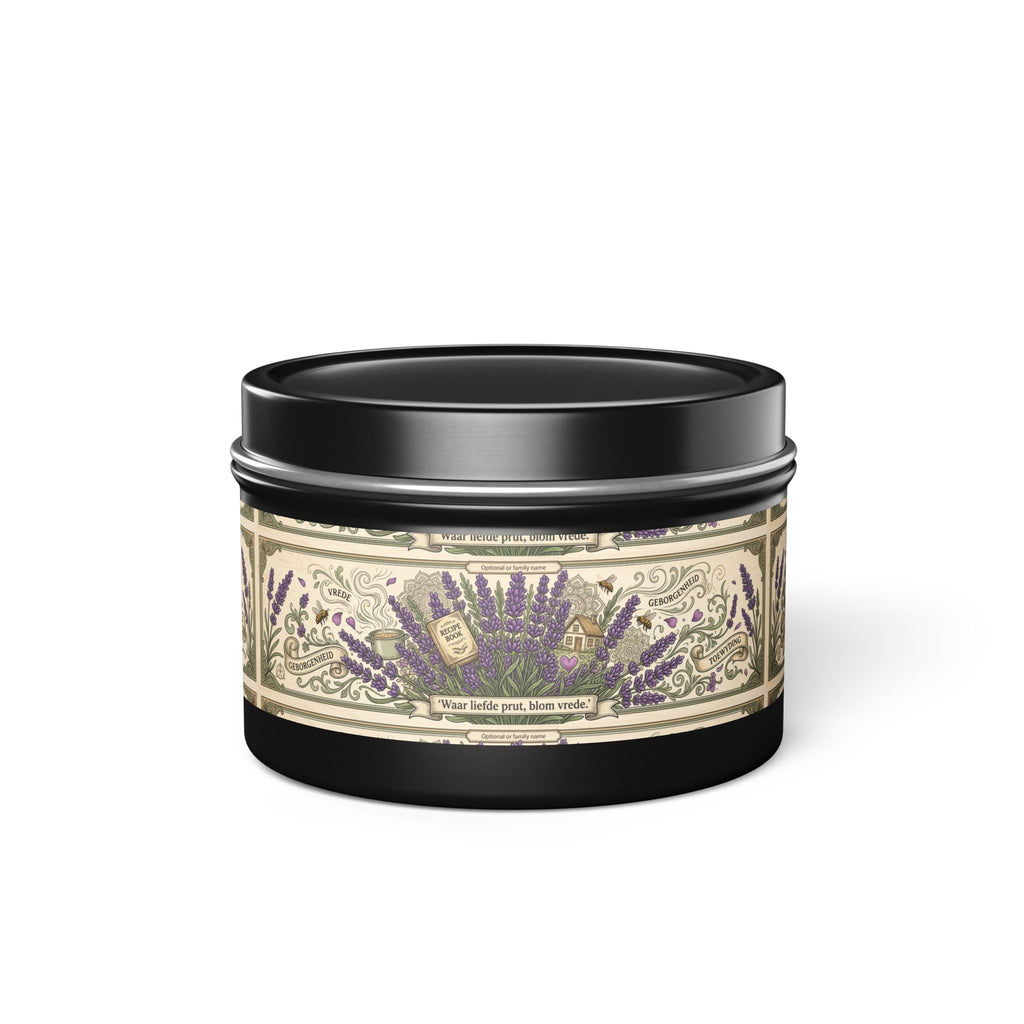 Lavendel-Blechkerze – Florale Aromatherapie-Sojakerze zur Entspannung & als Geschenk