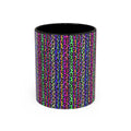 Neon Rainbow Leopard Accent Coffee Mug