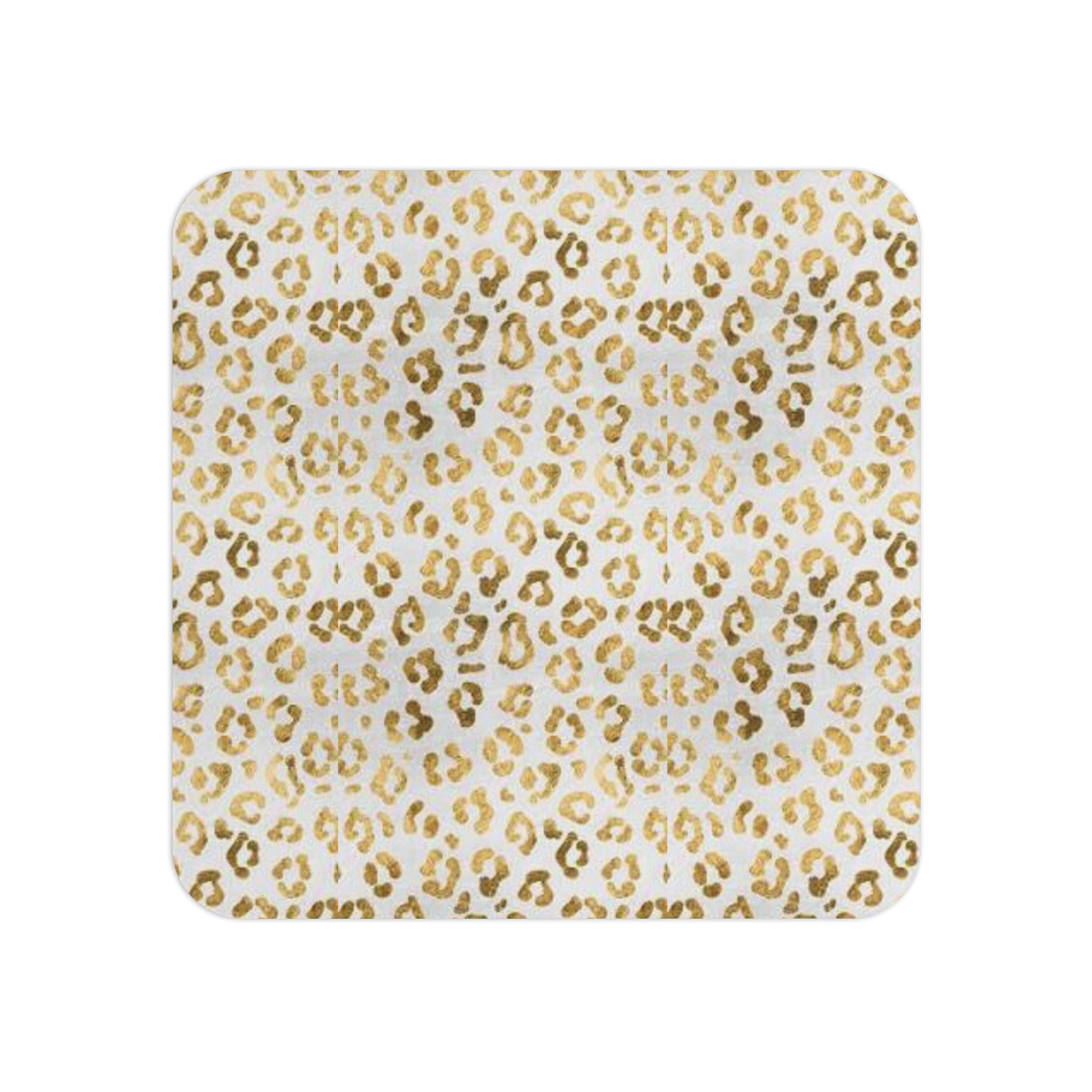Gold Leopard Print Coasters – Set of 50/100 Decorative Drink Coasters