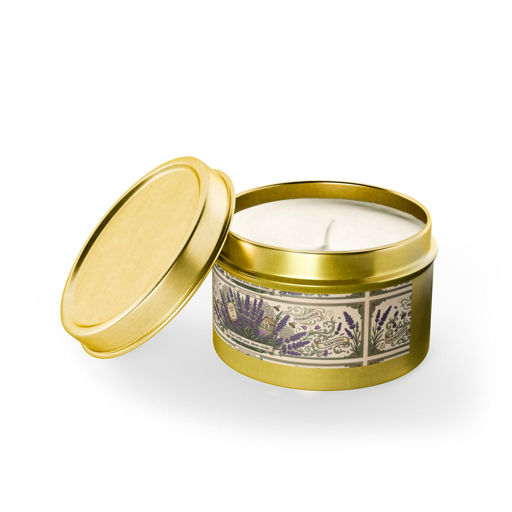 Lavendel-Blechkerze – Florale Aromatherapie-Sojakerze zur Entspannung & als Geschenk