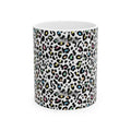 Colorful Leopard Print Ceramic Mug – 11oz & 15oz Animal Print Coffee Cup