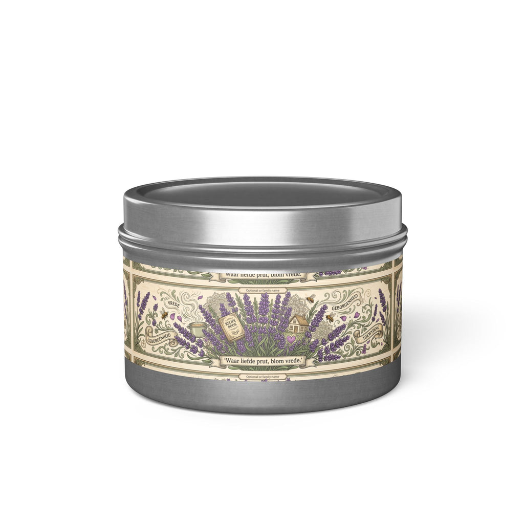 Lavendel-Blechkerze – Florale Aromatherapie-Sojakerze zur Entspannung & als Geschenk