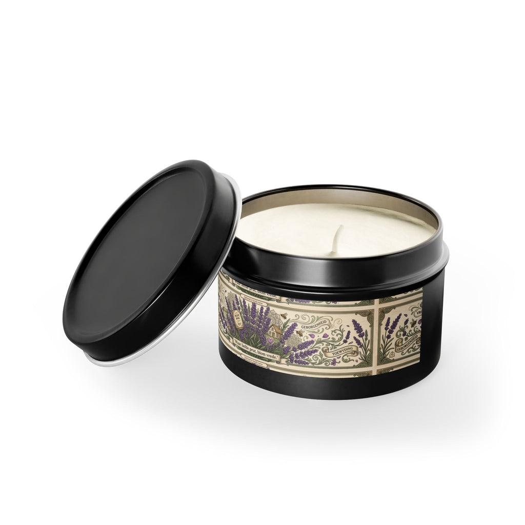 Lavendel-Blechkerze – Florale Aromatherapie-Sojakerze zur Entspannung & als Geschenk