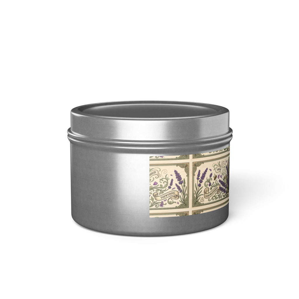 Lavendel-Blechkerze – Florale Aromatherapie-Sojakerze zur Entspannung & als Geschenk